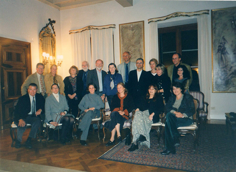 En la residencia de Bellagio (Italia) de la Fundacion Rockefeller, 1999.