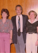 Sociedad Psicoanalitica. Con José Meliá, Carlos Valedón, Alicia Leisse y Rómulo Lander en la junta directiva de la Sociedad Psicoanalítica de Caracas, 1991.